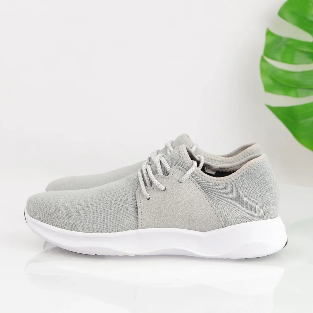 Vessi Womens Everyday Move Sneakers Size 9 Waterproof Gray Knit Lace Up Shoe Low